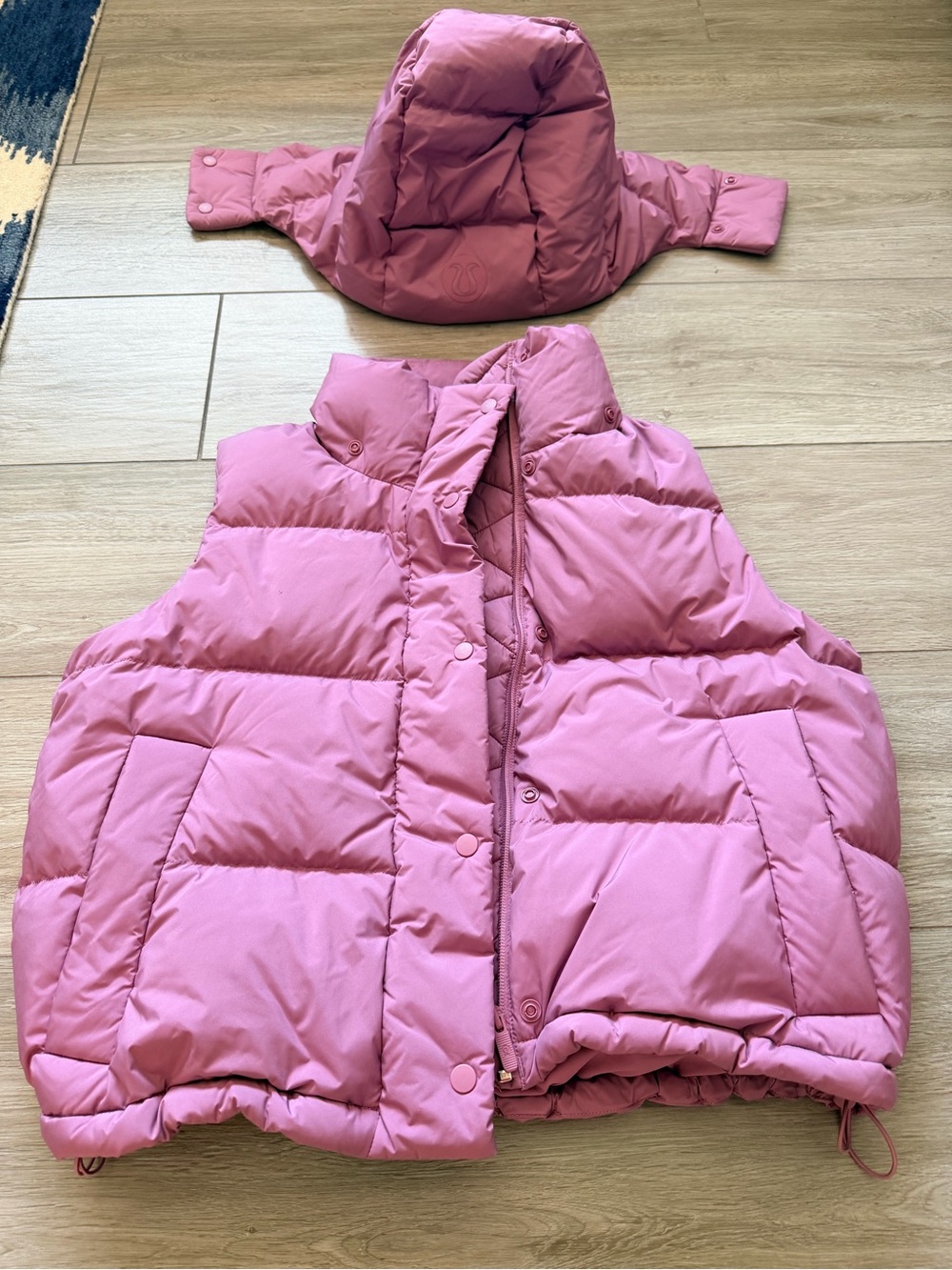 lululemon athletica Pink Quilted Puffer Vest